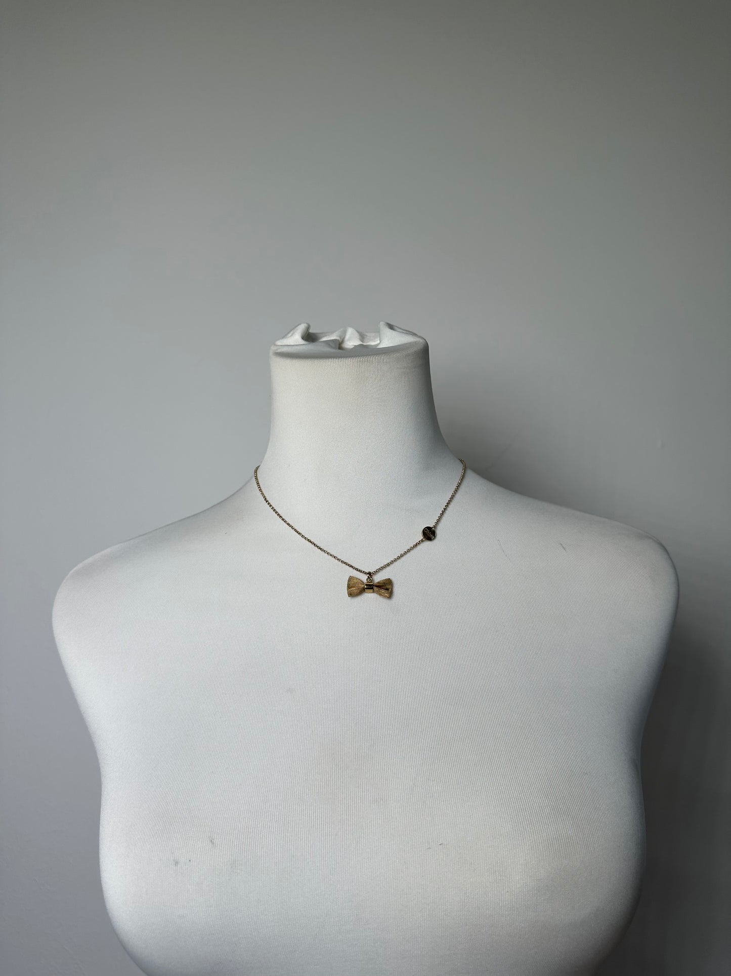 Vintage Chloe Chain Link Necklace Gold-Tone Metal