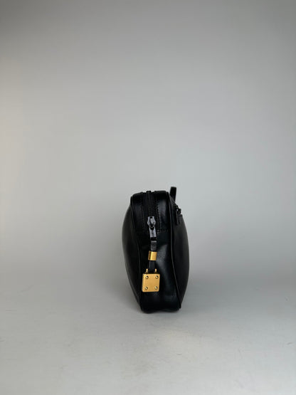 Vintage Loewe Madrid Leather Clutch Black