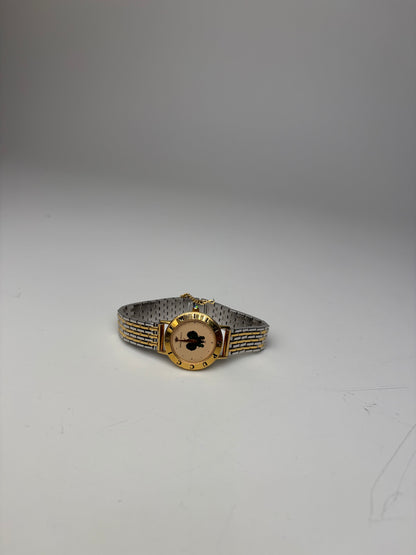 Vintage Pucci Butterfly Logo Bracelet Watch Pink Gold