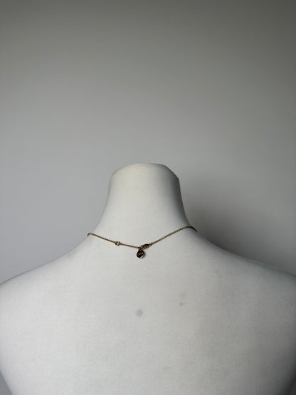 Vintage Chloe Chain Link Necklace Gold-Tone Metal