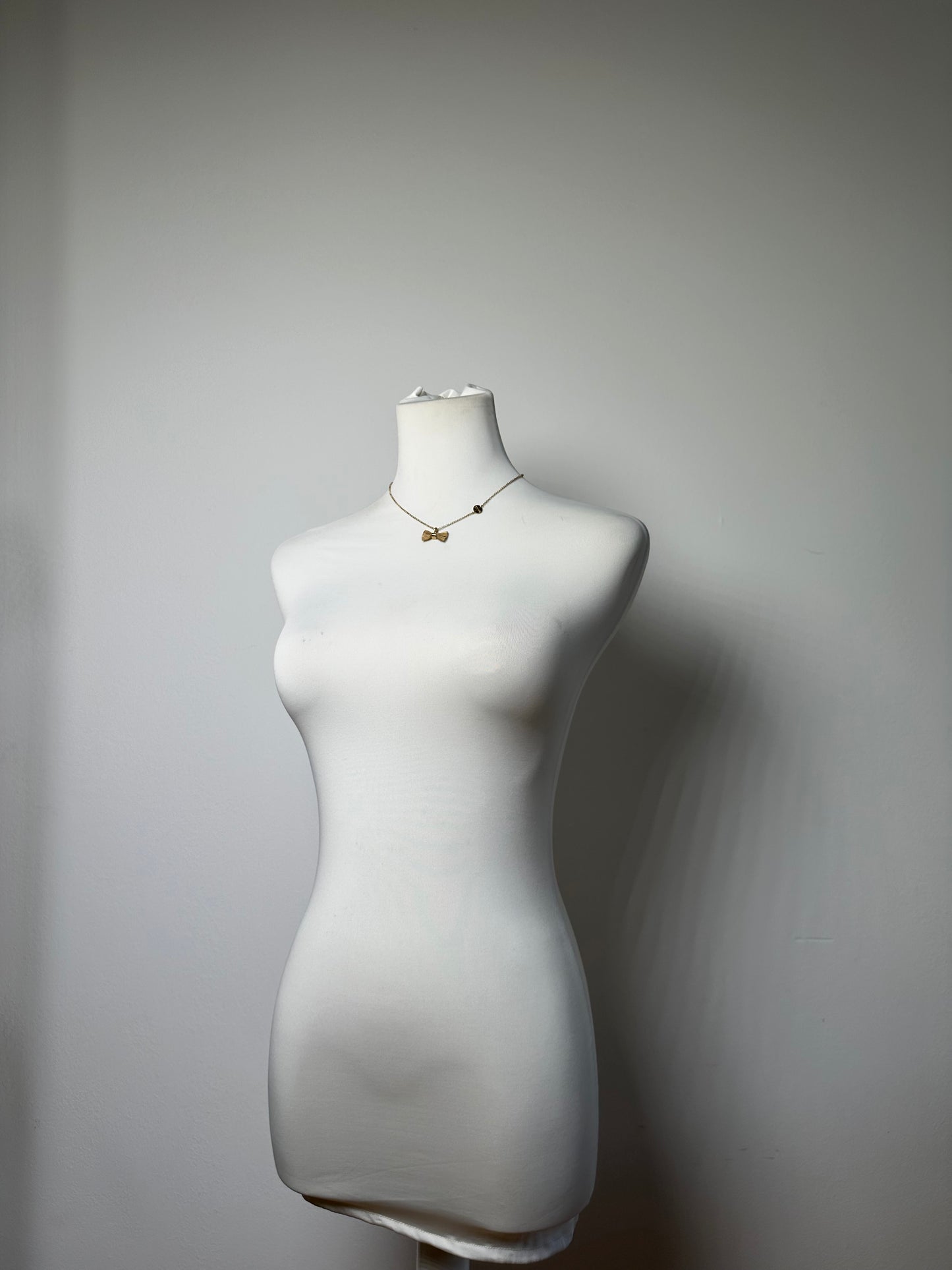 Vintage Chloe Chain Link Necklace Gold-Tone Metal