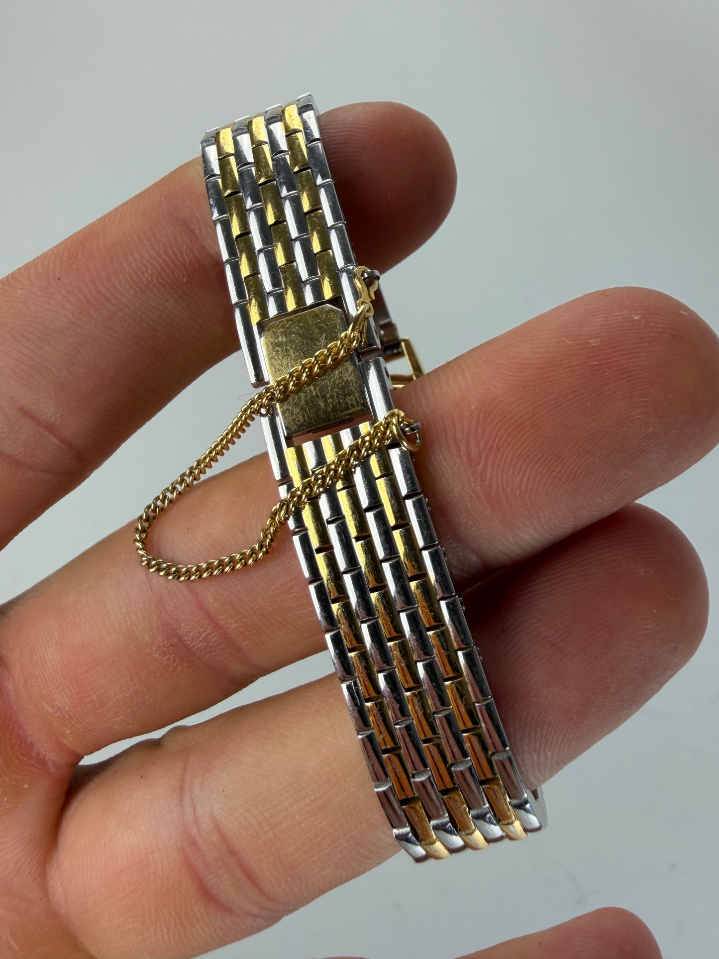 Vintage Pucci Butterfly Logo Bracelet Watch Pink Gold