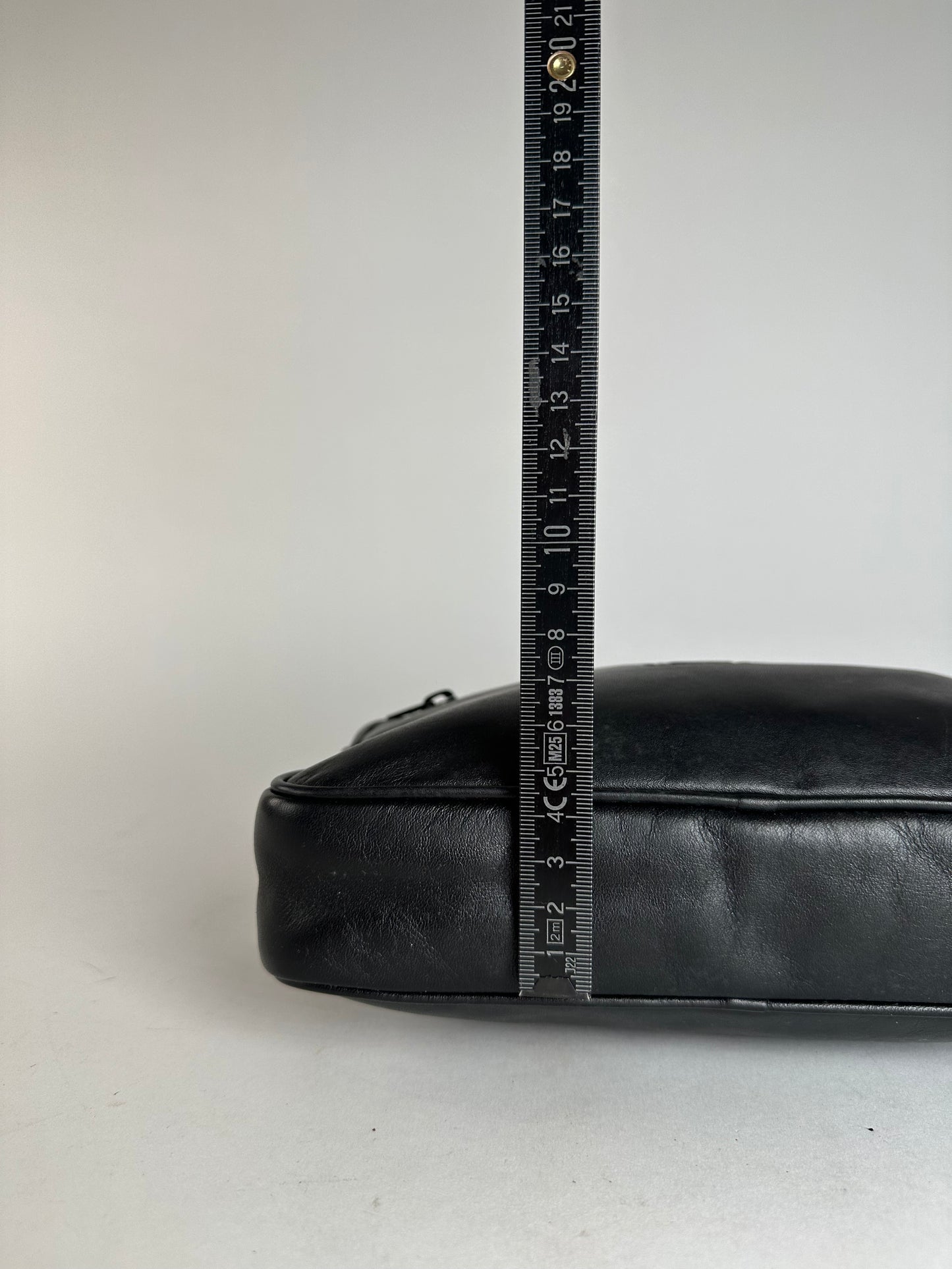 Vintage Loewe Madrid Leather Clutch Black
