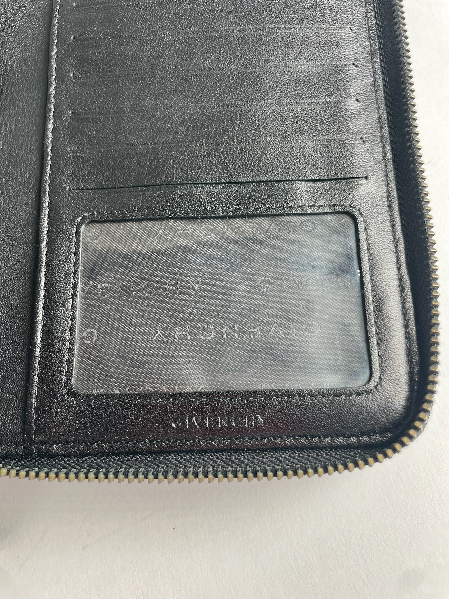 Vintage Givenchy Leather Clutch Black