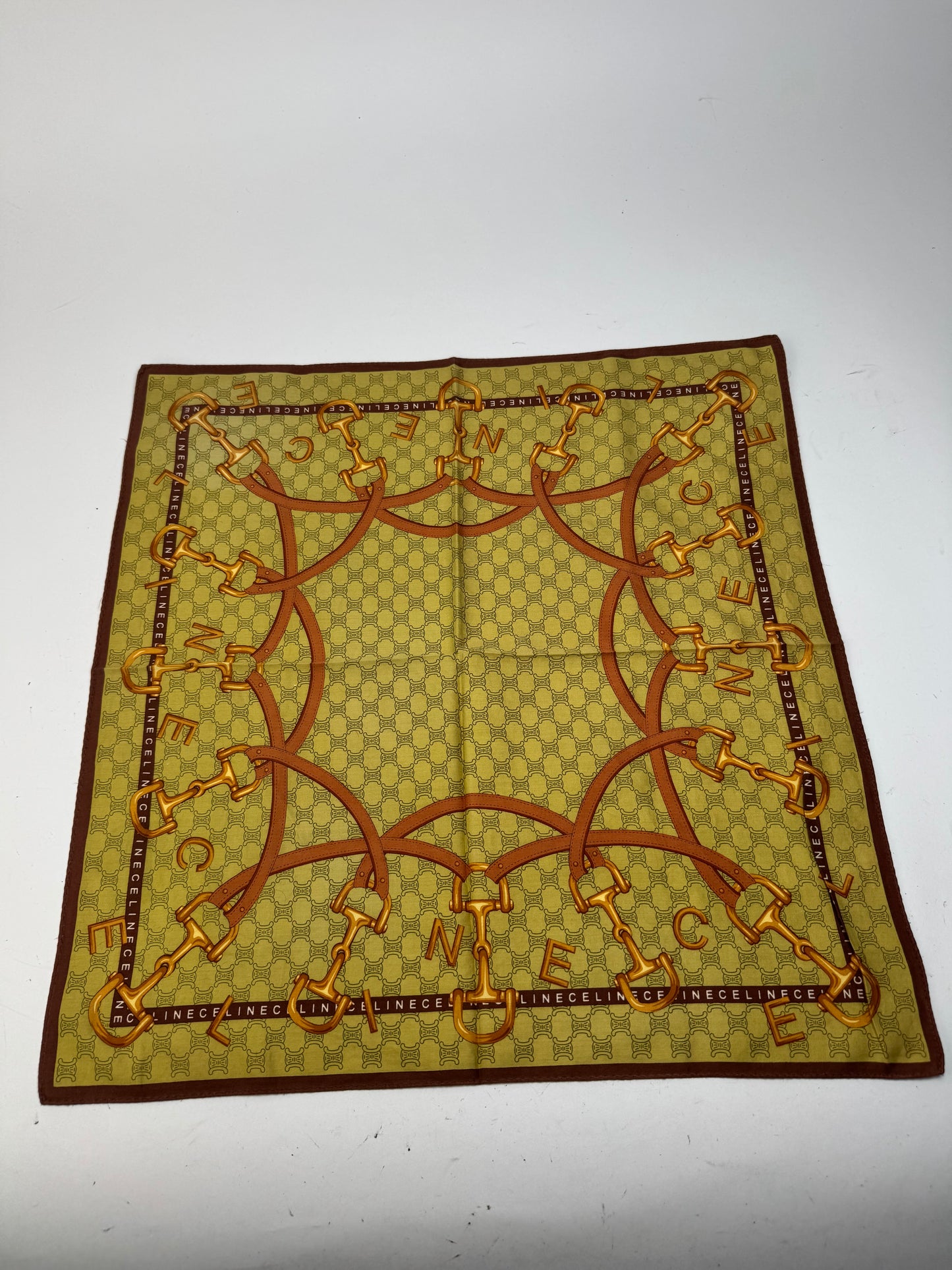 Vintage Celine Scarf Yellow