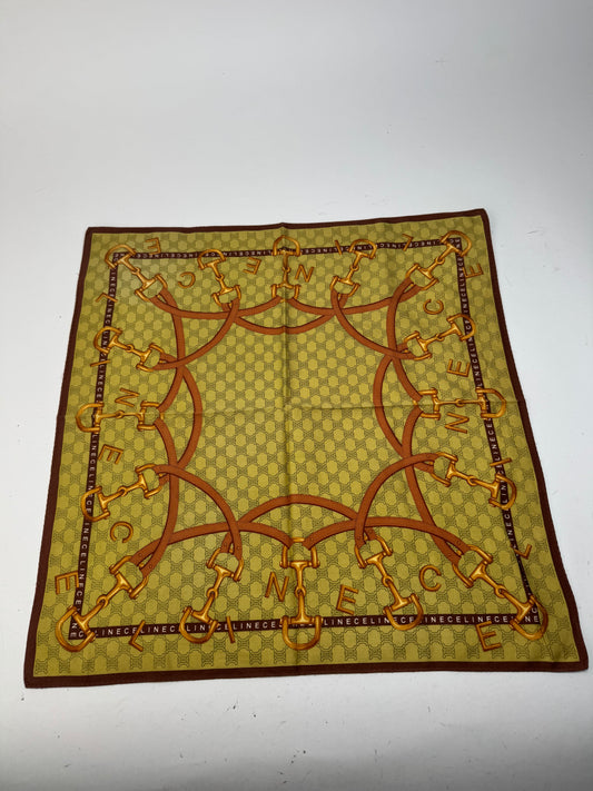 Vintage Celine Scarf Yellow