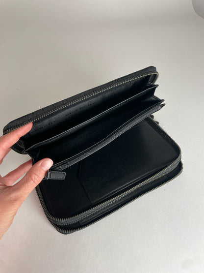 Vintage Givenchy Leather Clutch Black