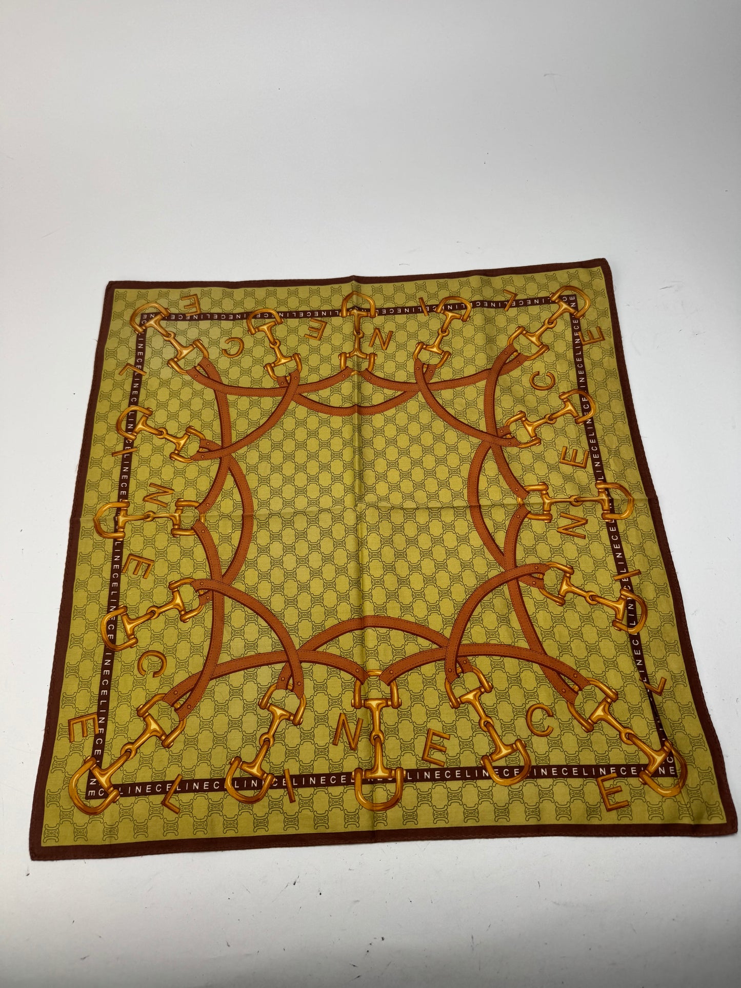 Vintage Celine Scarf Yellow