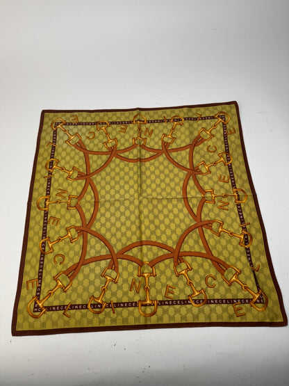 Vintage Celine Scarf Yellow