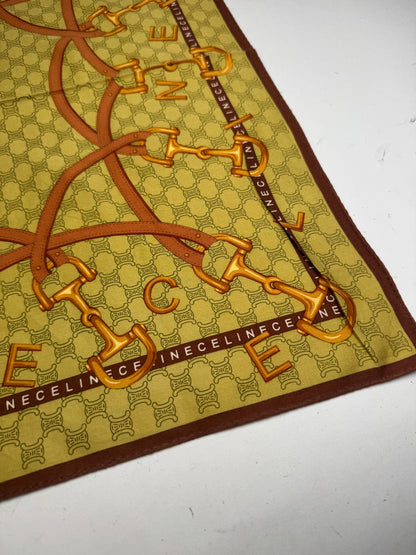Vintage Celine Scarf Yellow