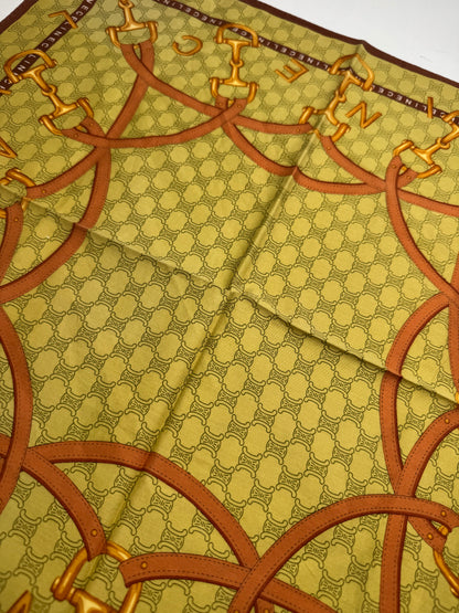 Vintage Celine Scarf Yellow
