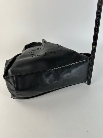 Vintage Stella McCartney Tote Bag Vegan Leather Black