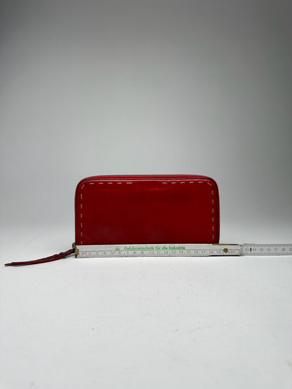 Vintage Miu Miu Leather Wallet red