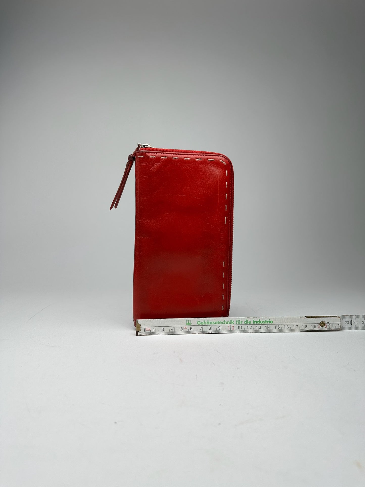 Vintage Miu Miu Leather Wallet red