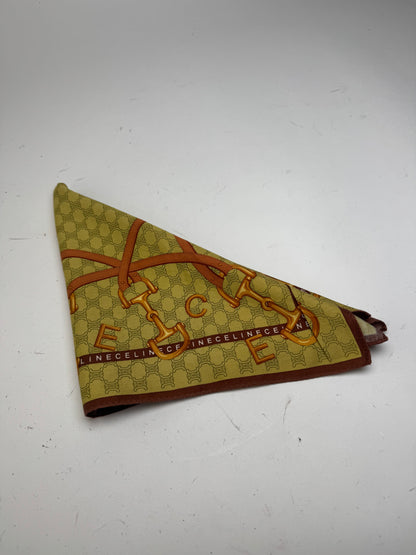 Vintage Celine Scarf Yellow