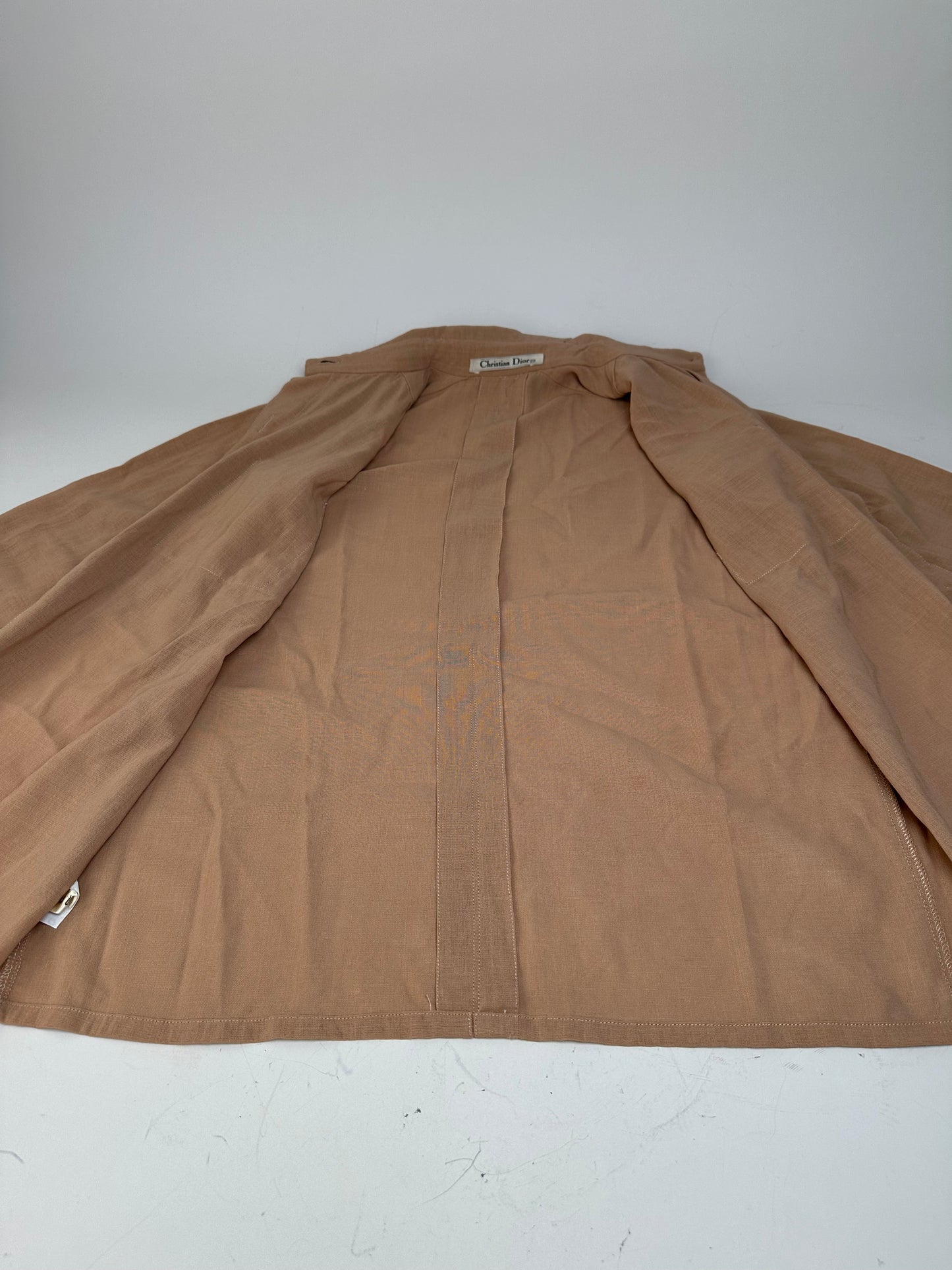 Vintage Dior Silk Shirt Beige S