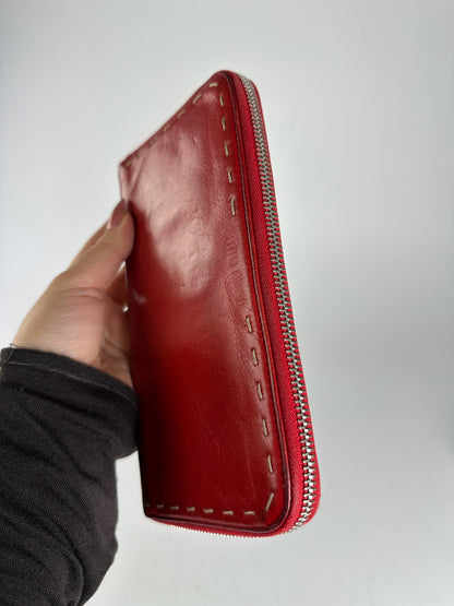Vintage Miu Miu Leather Wallet red