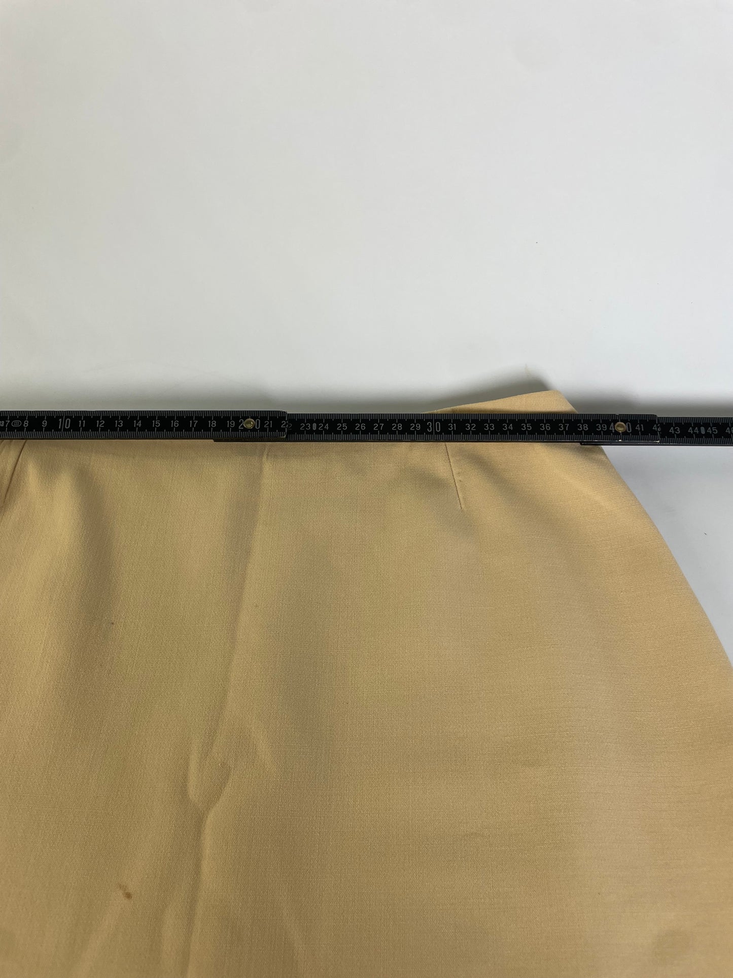 Vintage Celine Beige A-Line Skirt France L