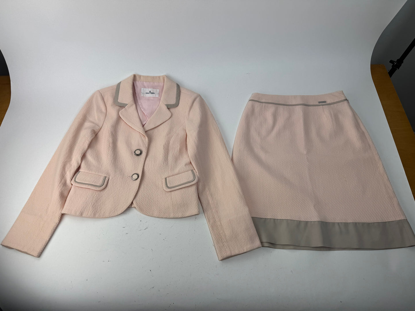 Vintage Courreges Twin Set Pink