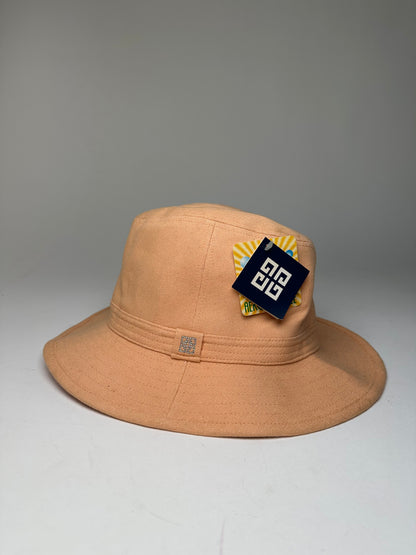 Vintage Givenchy Bucket Hat Cotton Peach