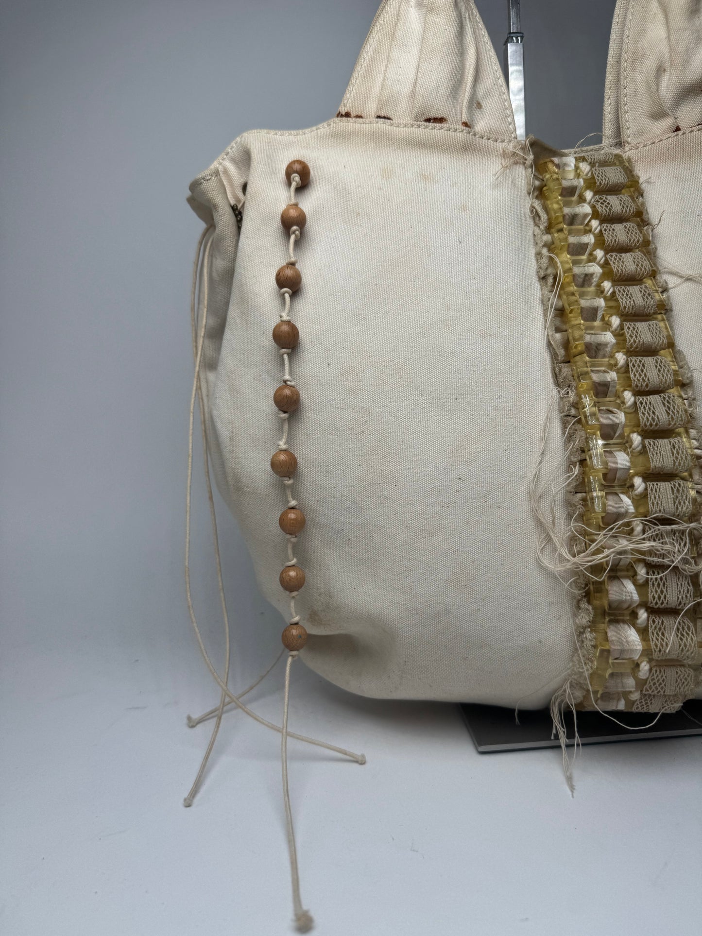 Vintage Stella Mc Cartney Canvas Tote Bag beige