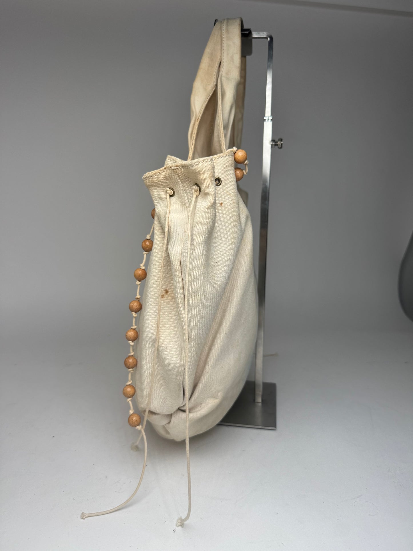 Vintage Stella Mc Cartney Canvas Tote Bag beige