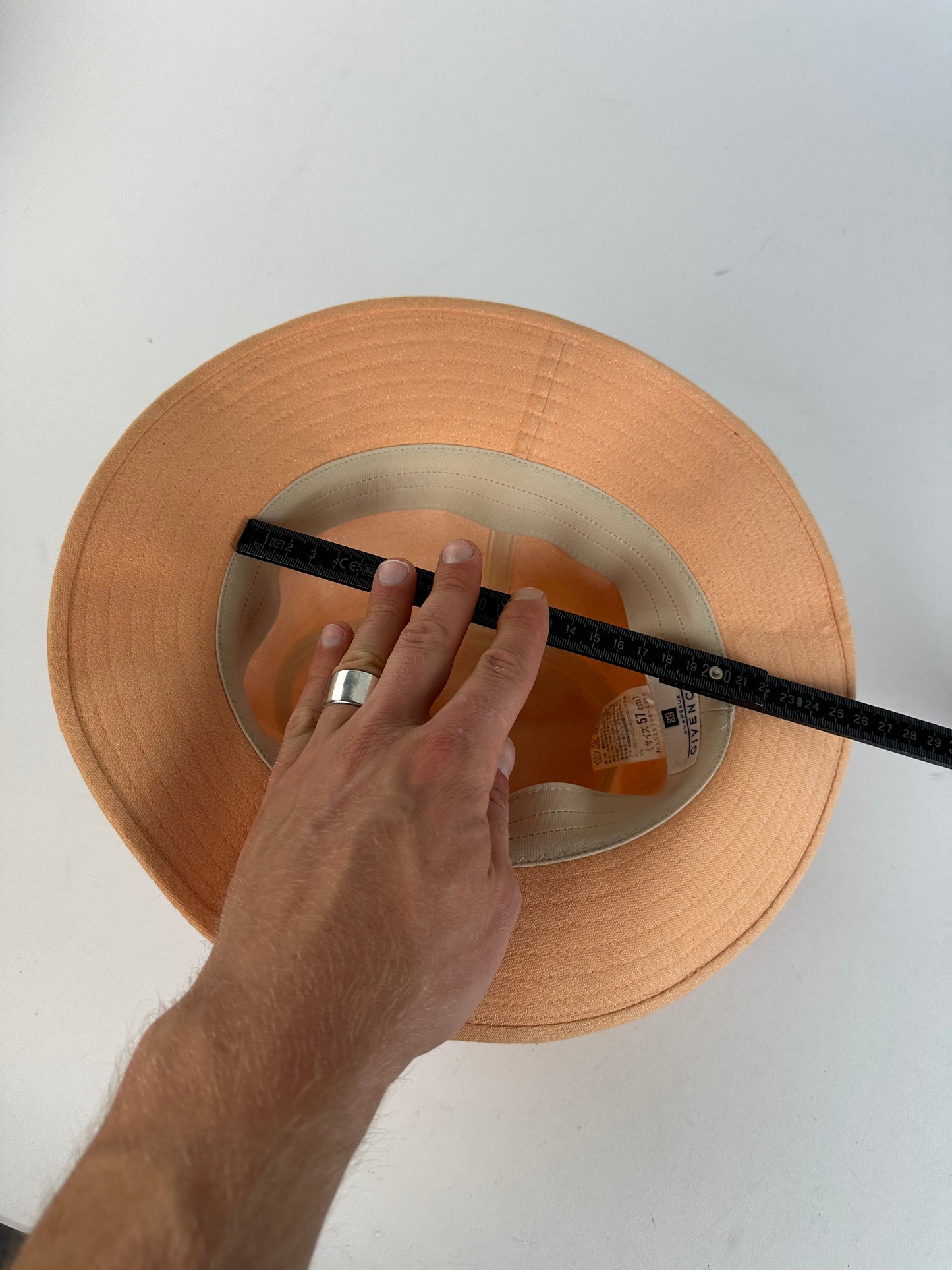 Vintage Givenchy Bucket Hat Cotton Peach