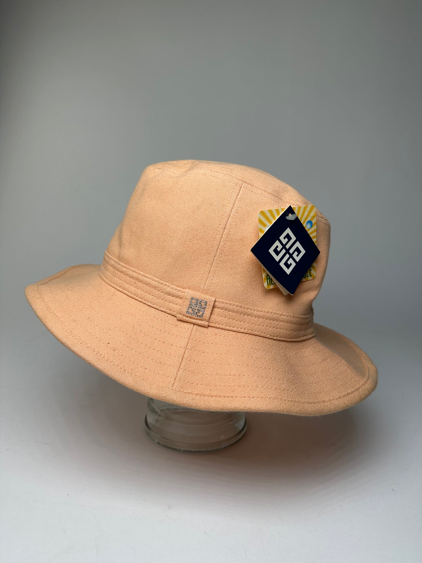 Vintage Givenchy Bucket Hat Cotton Peach