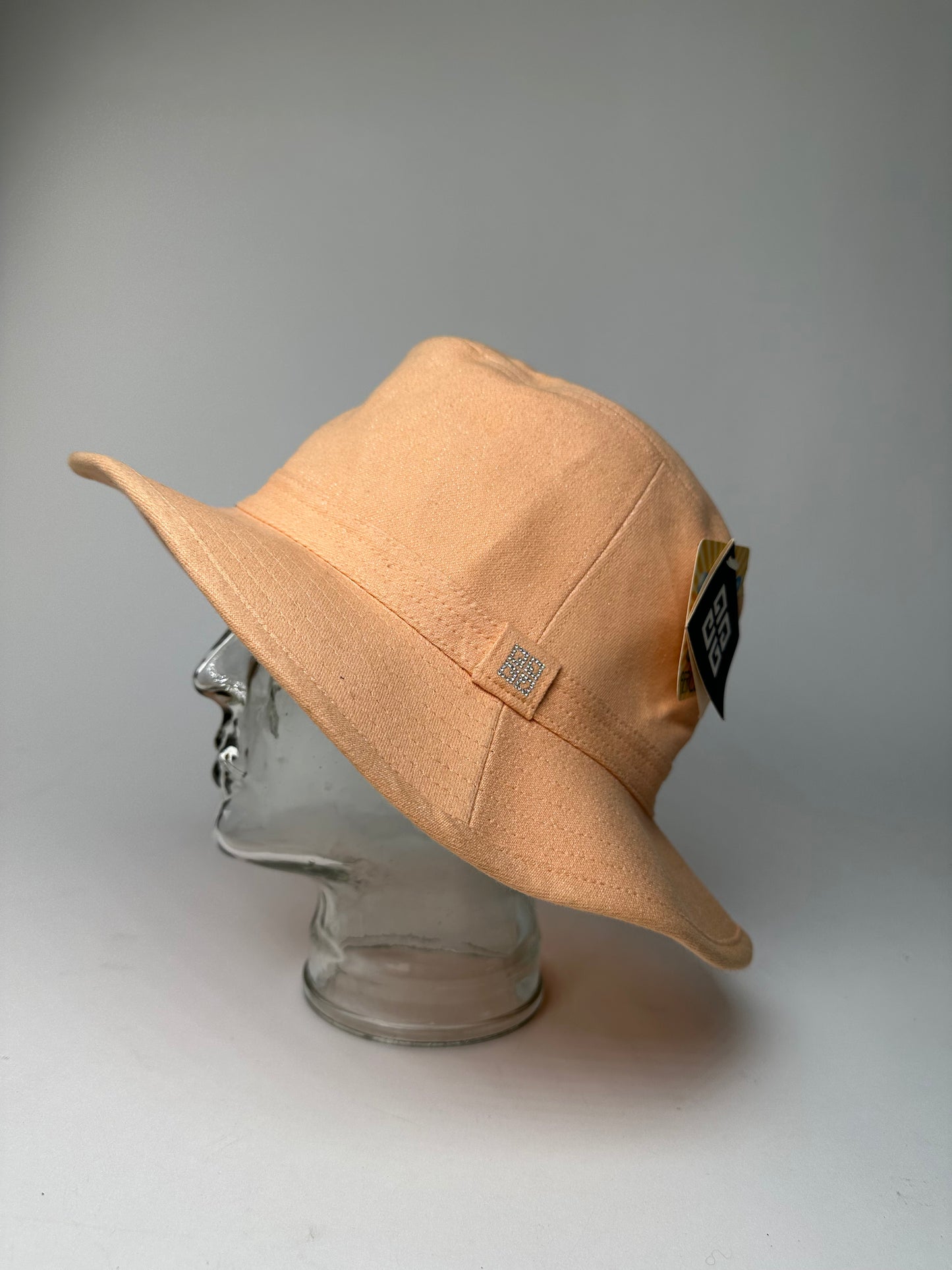Vintage Givenchy Bucket Hat Cotton Peach