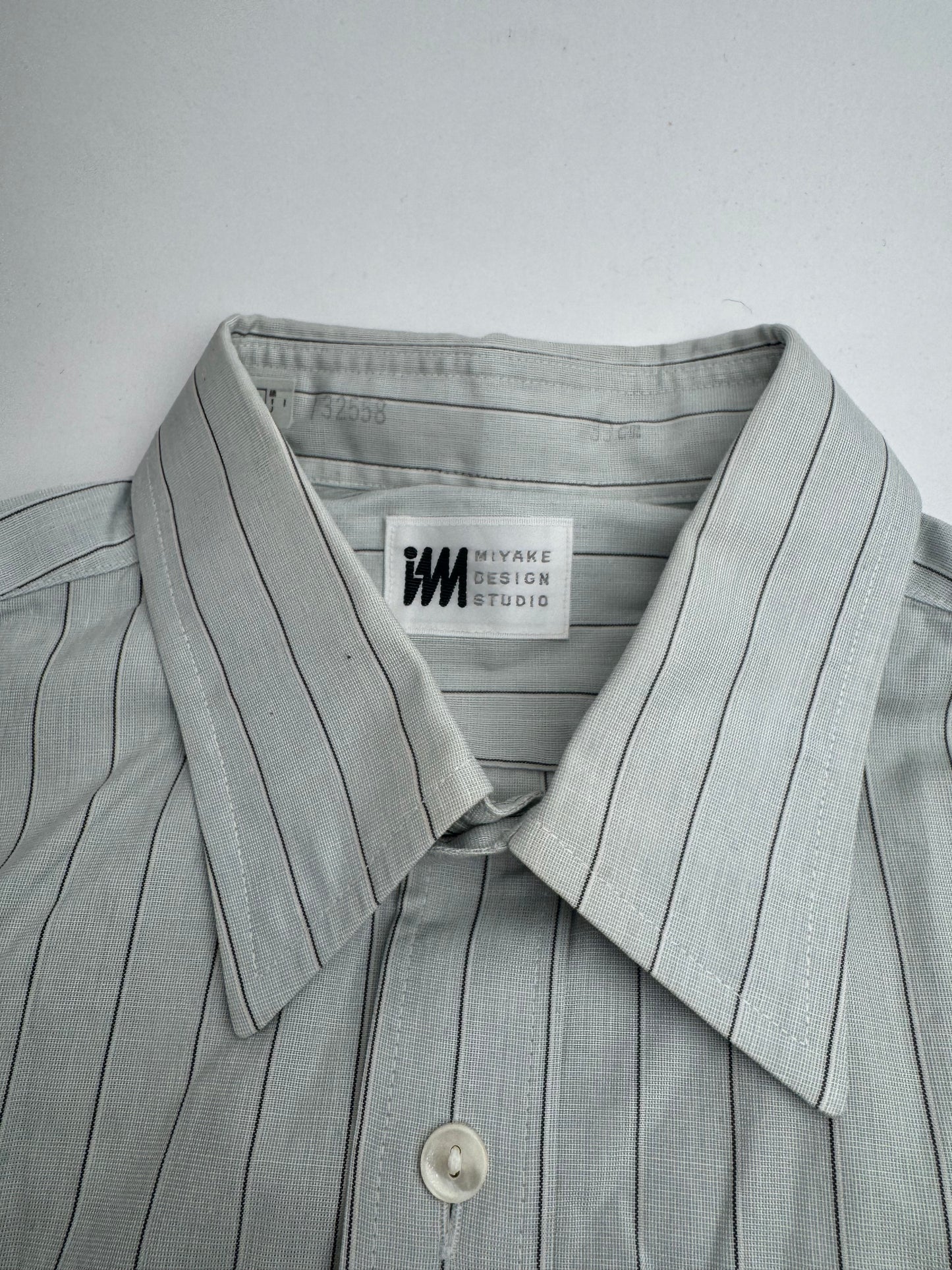 Vintage Issey Miyake Checked Shirt White M