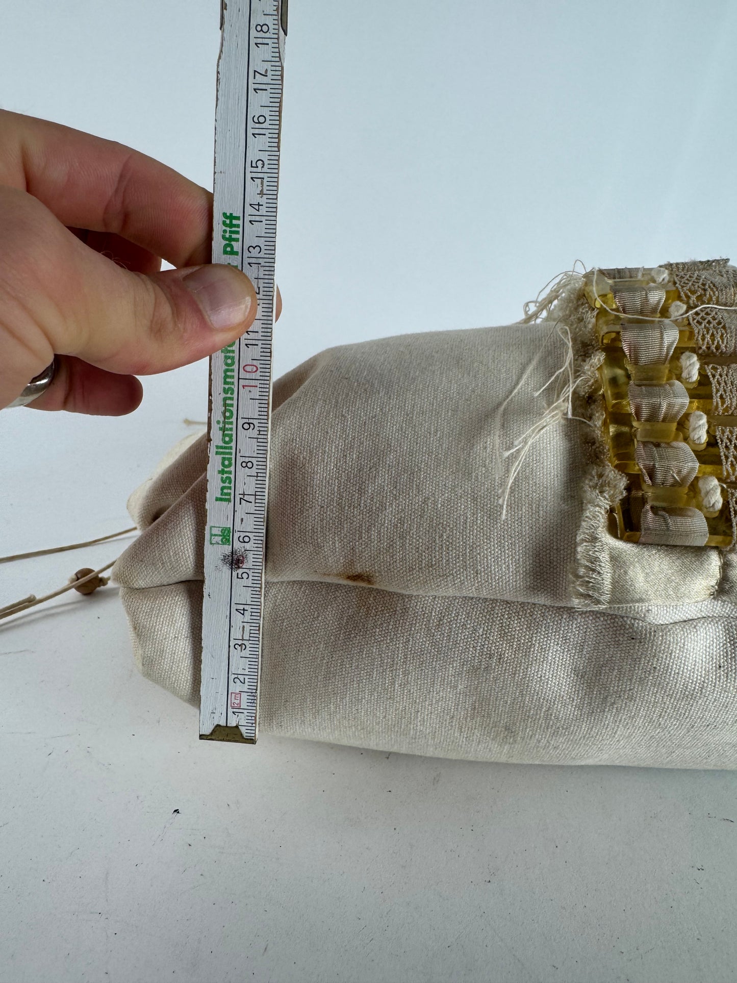 Vintage Stella Mc Cartney Canvas Tote Bag beige