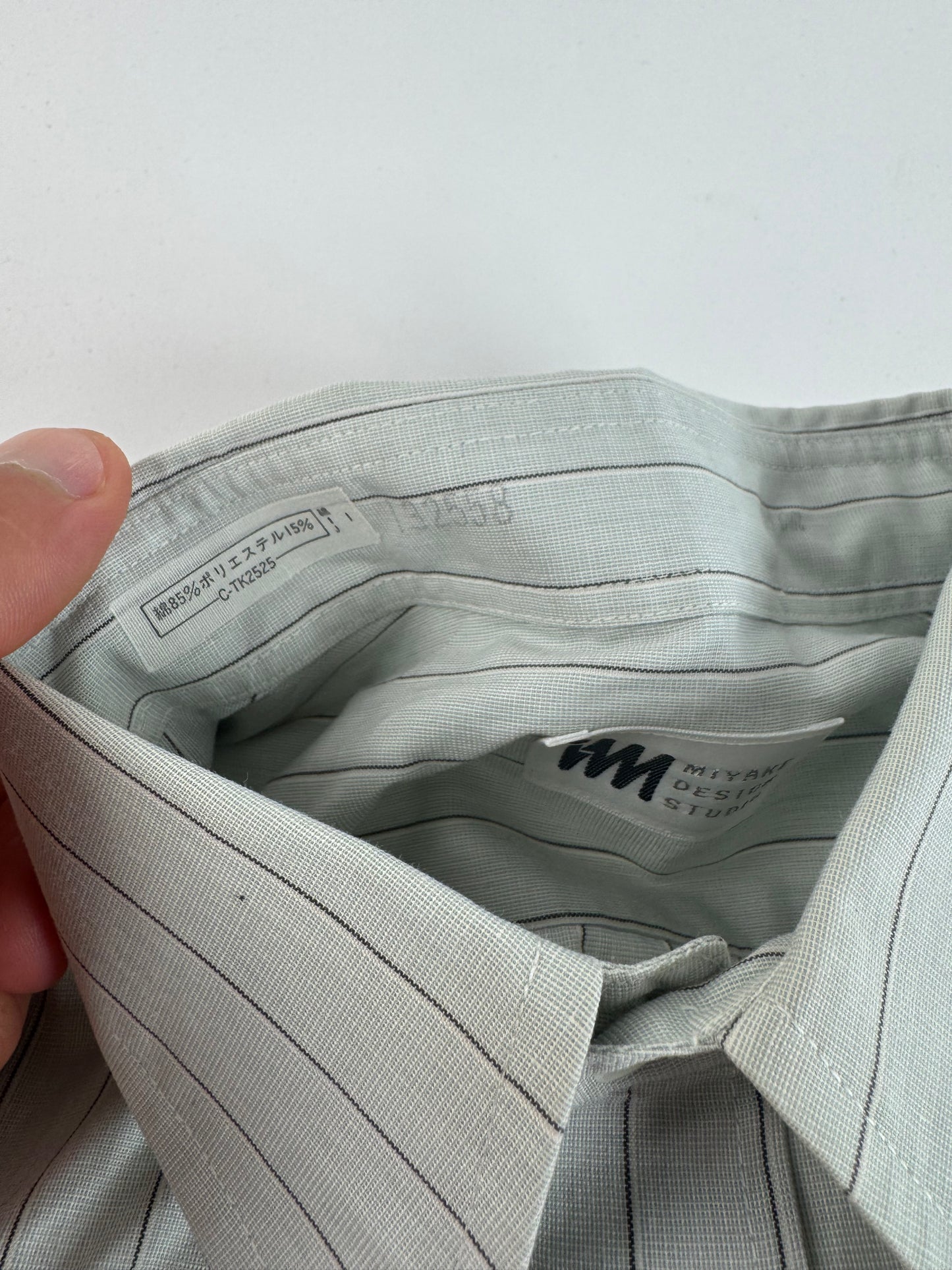 Vintage Issey Miyake Checked Shirt White M