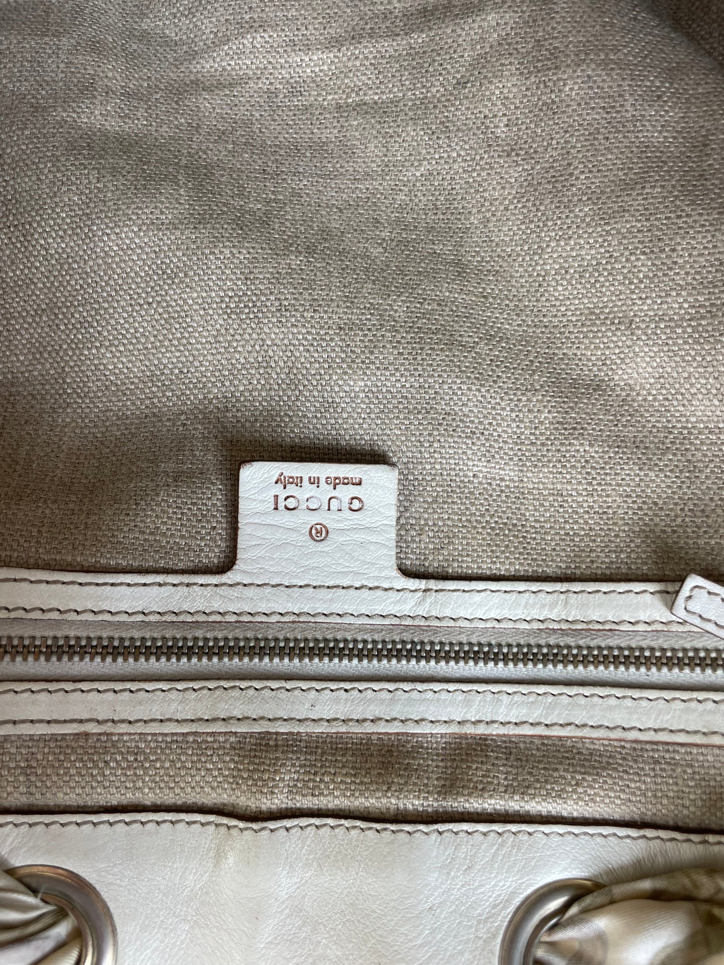 Vintage Gucci GG Supreme Canvas Tote Bag Brown Beige