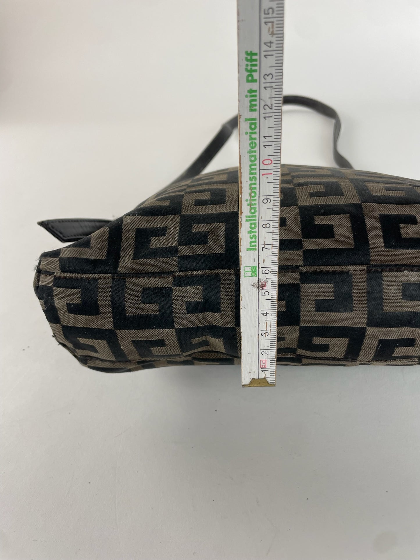 Vintage Givenchy Monogram Shoulder Bag Brown