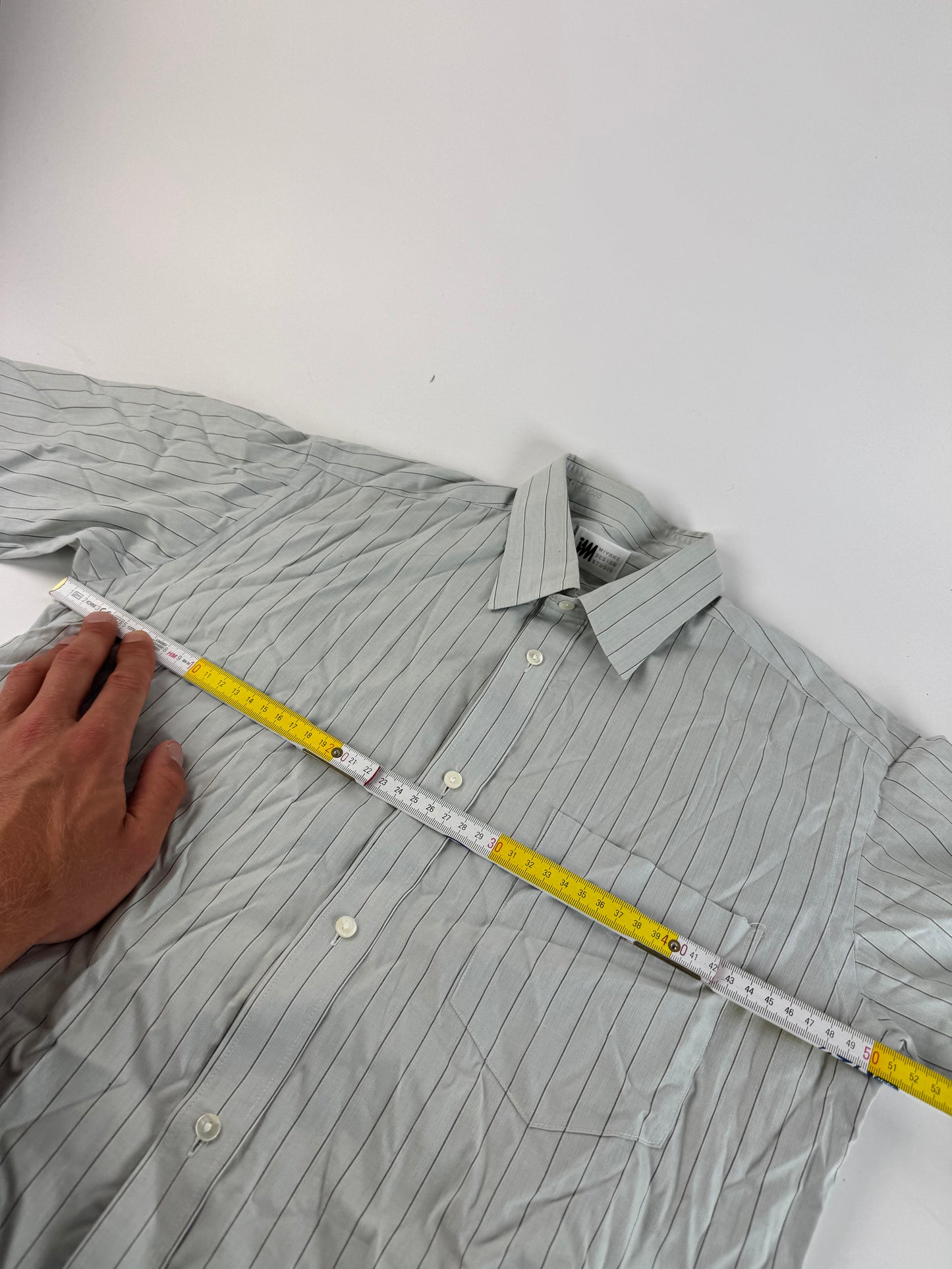 Vintage Issey Miyake Checked Shirt White M