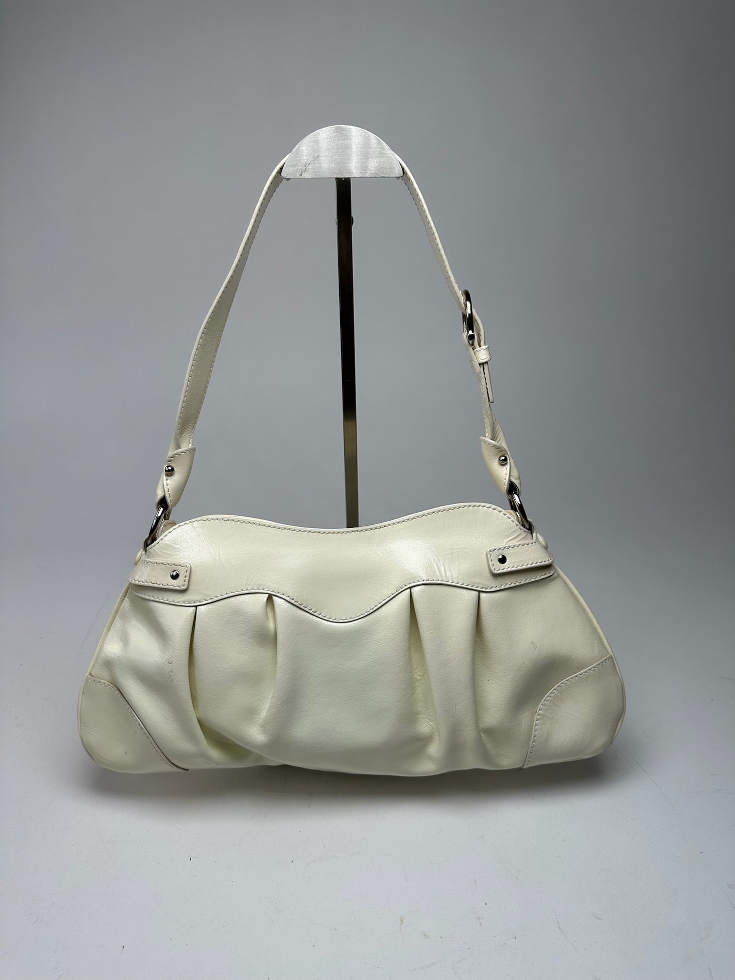 Vintage Salvatore Ferragamo Patent Leather bag white