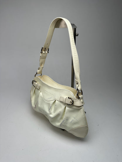 Vintage Salvatore Ferragamo Patent Leather bag white