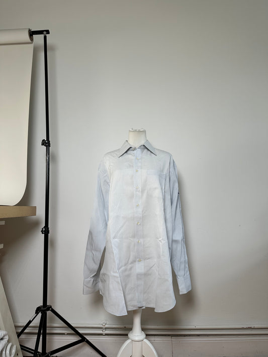 Vintage Yves Saint Laurent Men's Cotton Shirt Light Blue L