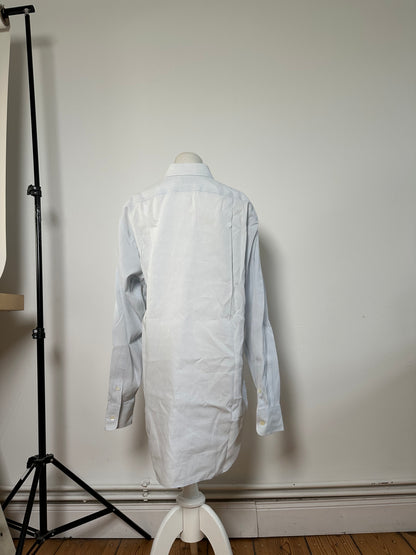 Vintage Yves Saint Laurent Men's Cotton Shirt Light Blue L
