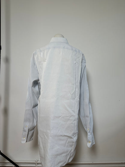 Vintage Yves Saint Laurent Men's Cotton Shirt Light Blue L