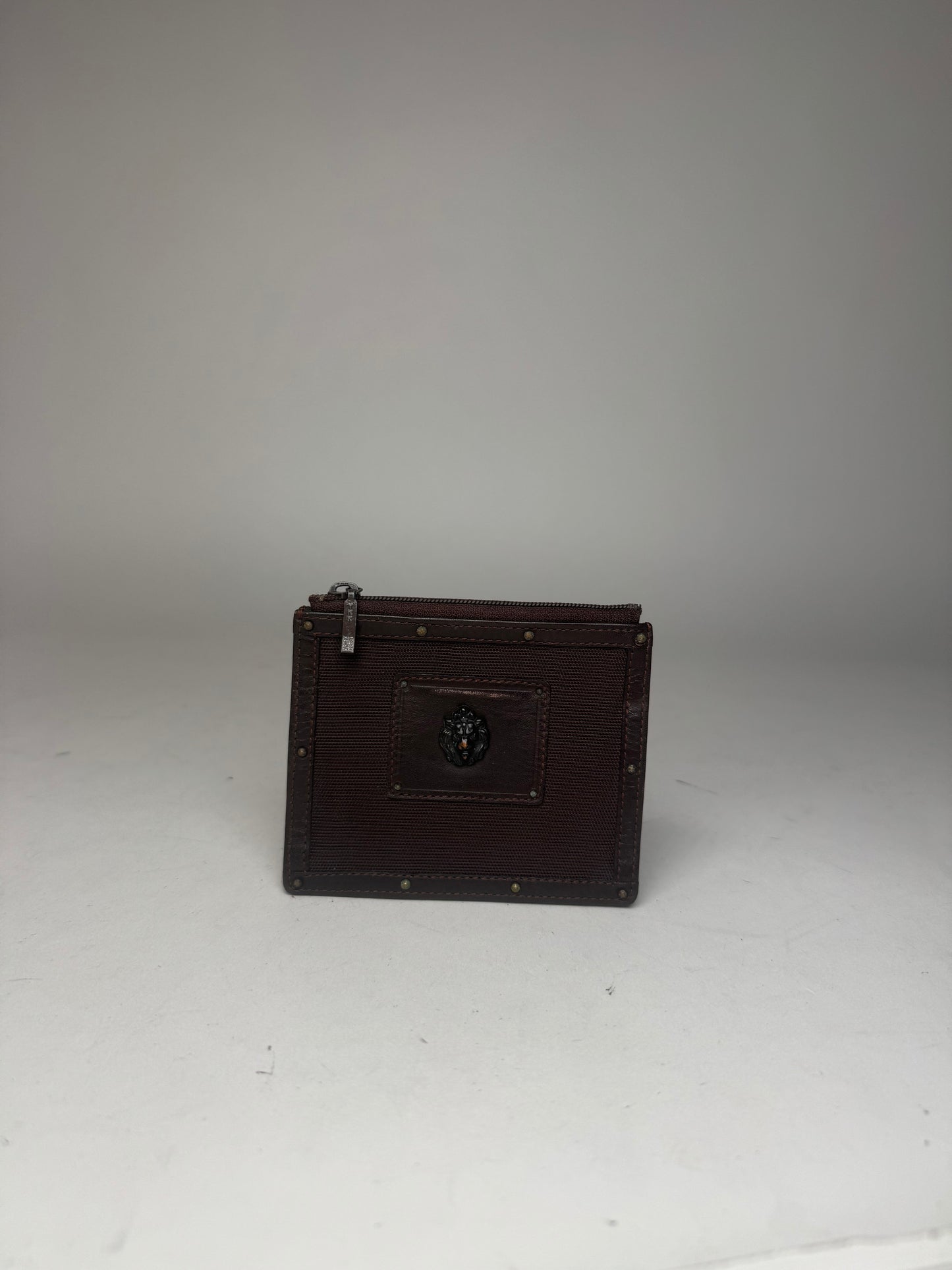 Vintage Jean Paul Gaultier Studded Card Holder / Purse Anthracite