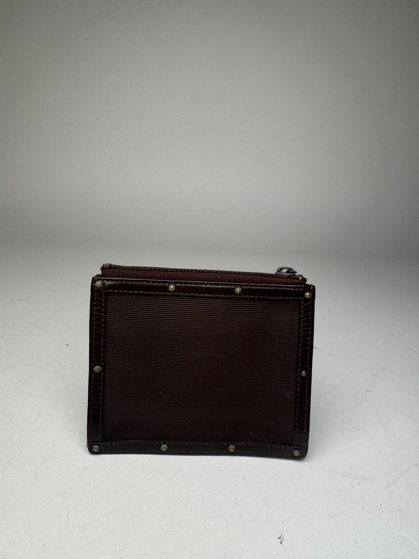 Vintage Jean Paul Gaultier Studded Card Holder / Purse Anthracite