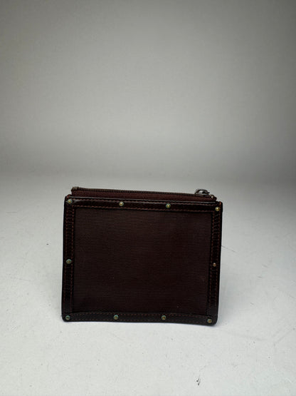 Vintage Jean Paul Gaultier Studded Card Holder / Purse Anthracite