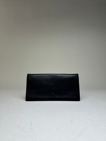 Vintage Yves Saint Laurent Leather Wallet Black