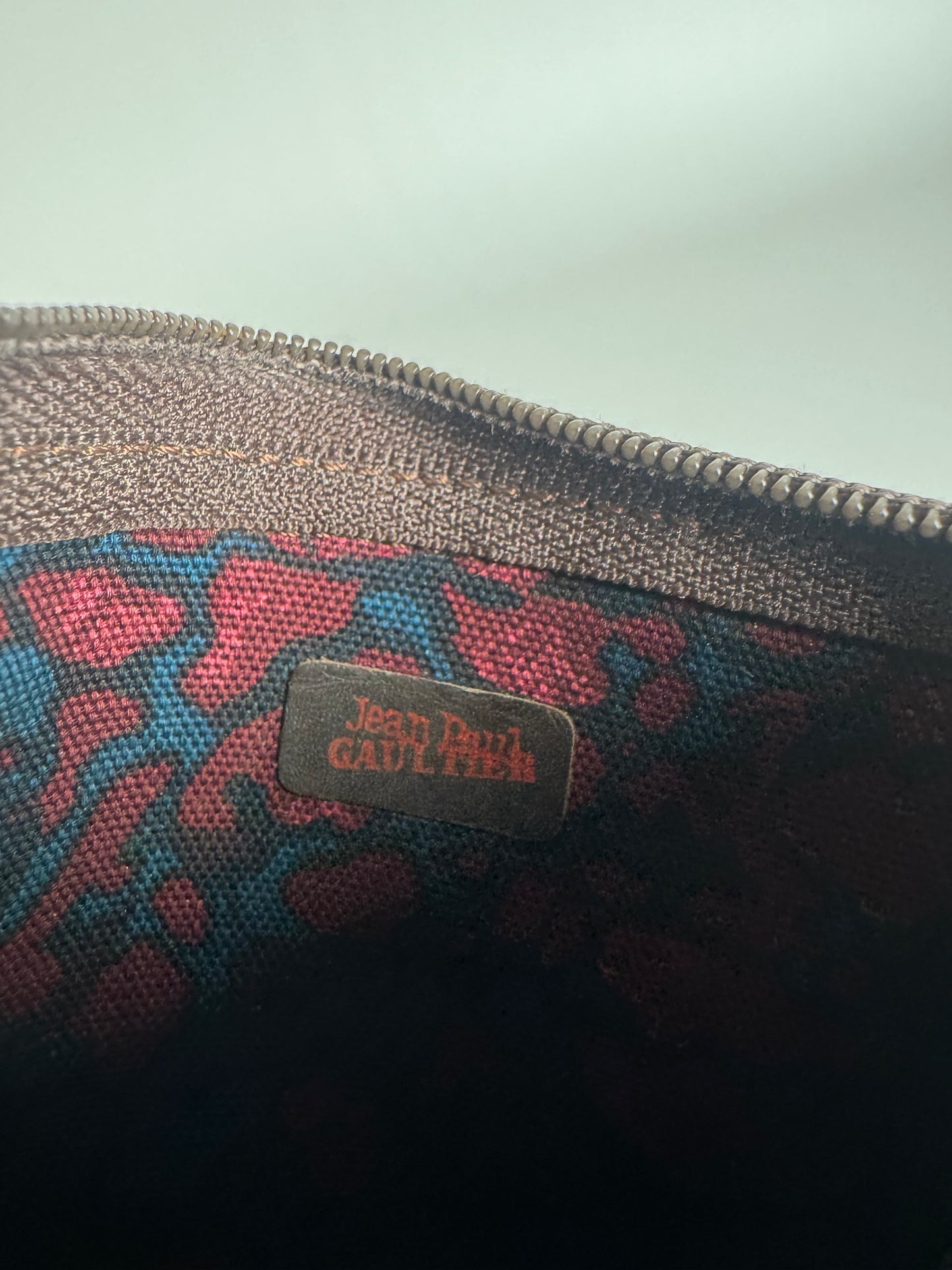 Vintage Jean Paul Gaultier Studded Card Holder / Purse Anthracite