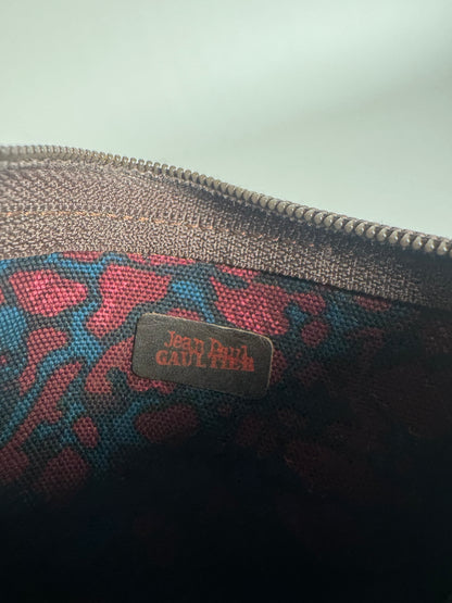 Vintage Jean Paul Gaultier Studded Card Holder / Purse Anthracite