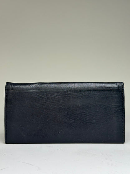 Vintage Yves Saint Laurent Leather Wallet Black