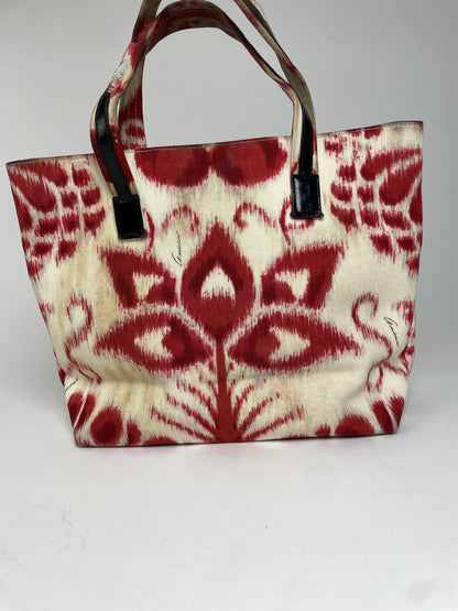 Vintage Gucci Abstract Handbag White Red