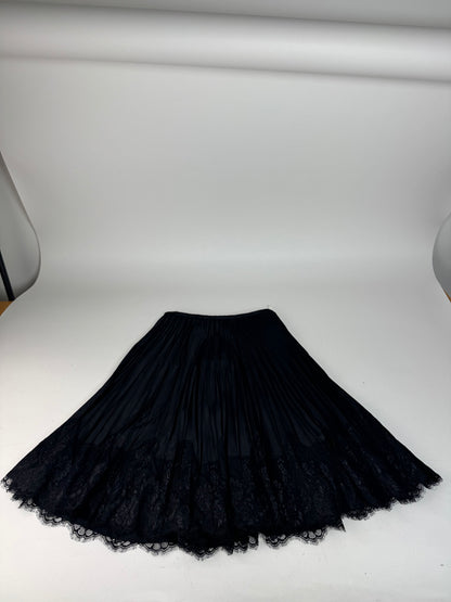Vintage Courreges Viscose Skirt Black M