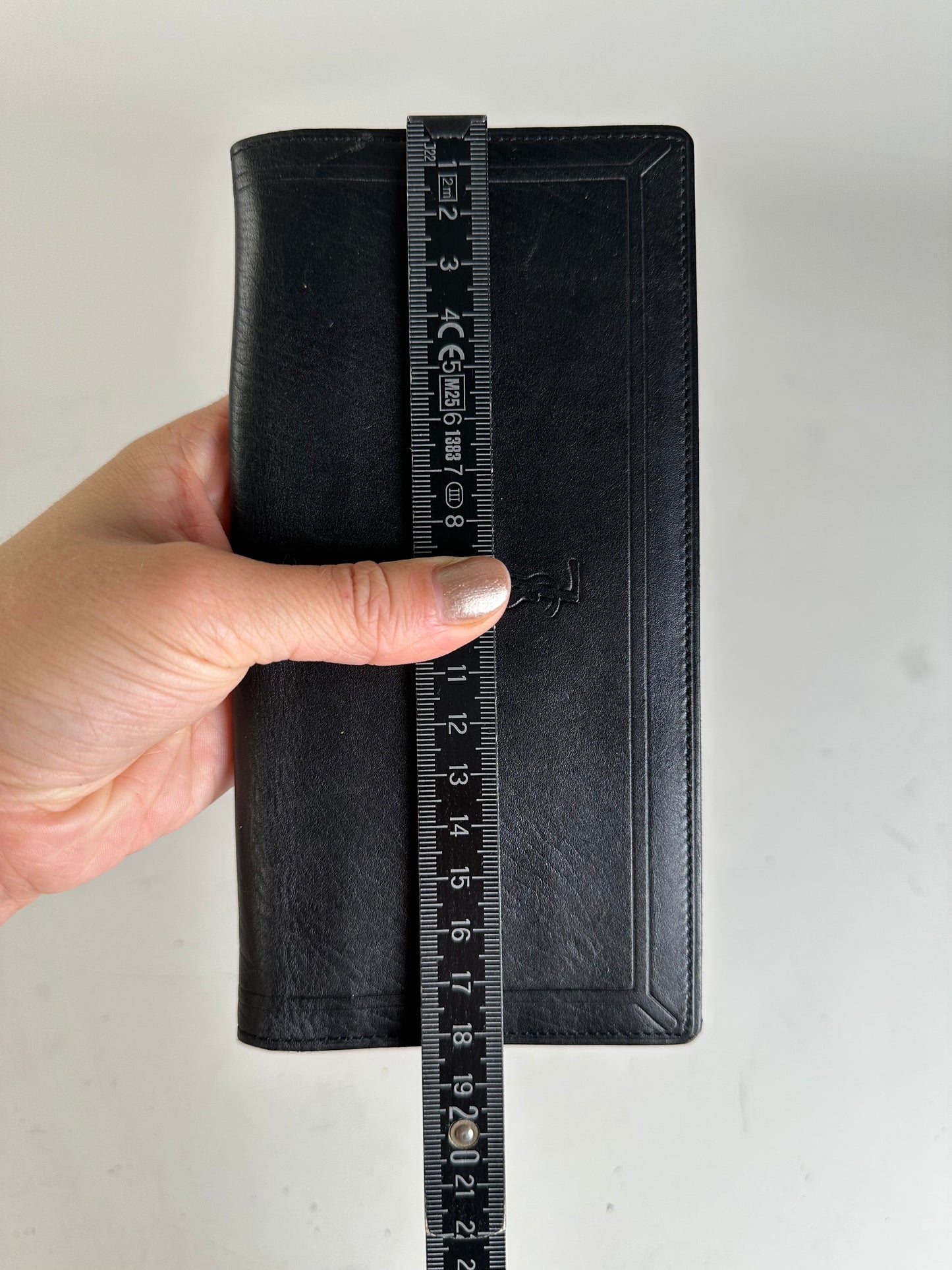 Vintage Yves Saint Laurent Leather Wallet Black
